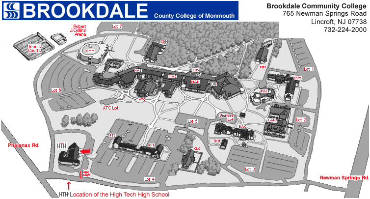 Brookdale Campus Map